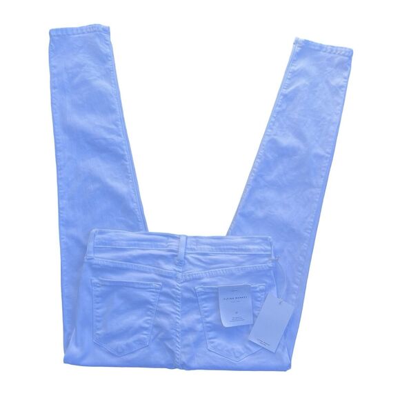 Women's Flying Monkey Black Label Skinny White Jeans Size 28 Denim NWT - Picture 6 of 16